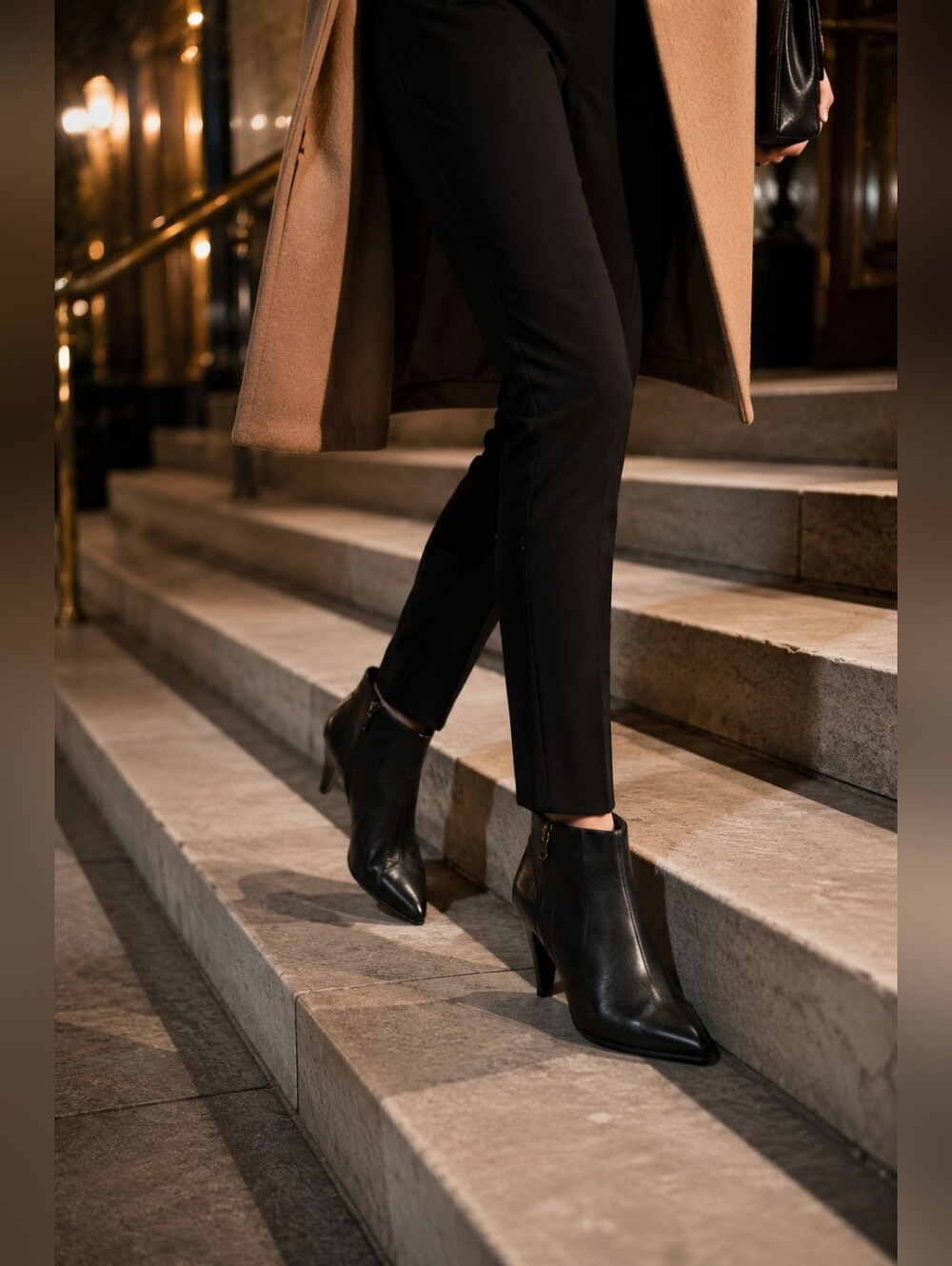 Fabianelli Italy Leather Pointed Toe Ankle Booties Heeled Boots EU 39/US 8.5